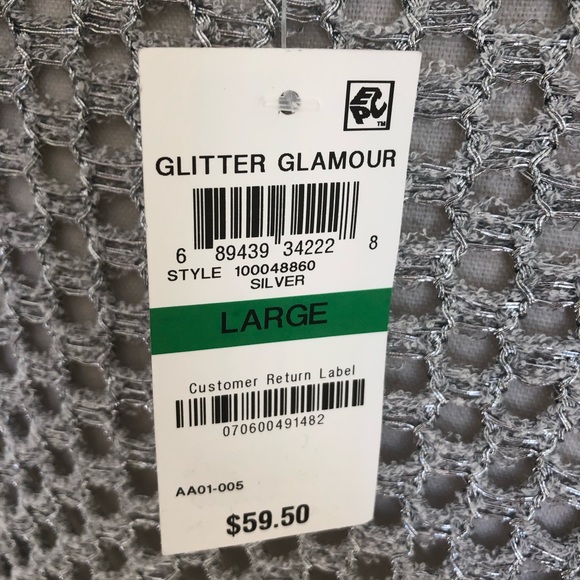 SOLD! Brand new Barr lll Net Top In beautiful silver. - Picture 6 of 6